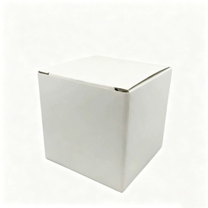 Boîtes d'expédition personnalisées en carton blanc et kraft pour le commerce électronique avec fond à bande déchirable pour l'emballage de détail en gros - Product Image 2