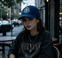 Op maat gemaakte 3D geborduurde logo baseballcap van gewassen katoen, gebogen klep, unisex, casual sportpet, gepersonaliseerd patroon