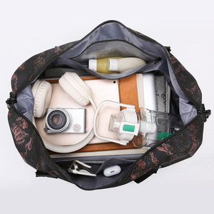 Bolsa de Lona con Estampado Personalizado, Gran Capacidad, Impermeable, con Separación para Objetos Secos y Húmedos, Bolsa de Viaje, Bolsa de Hombro - Product Image 4