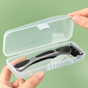 SUNSHING Étui de voyage en plastique pour rasoir manuel pour homme, protège-lame de rasoir portable, étui pour rasoir de sécurité - Product Image 1