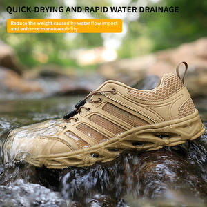 Bottes tactiques haute visibilité pour hommes, imperméables, respirantes, en matériau PU, avec logo personnalisé pour une utilisation en extérieur - Product Image 2