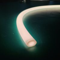 360 Rond Mat Gel De Silice Flexible Bande Lumière LED Néon Corde Tube Lampe Souple Étanche Givré Led Bande Led Néon lumière bandes