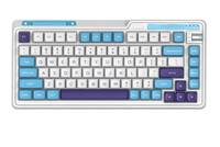 Clavier mécanique personnalisé KZZI K75Lite rétro sans fil tri-mode pour jeux, clavier avec touches remplaçables à chaud, rétroéclairage RGB