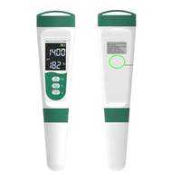 Testeur de pH numérique 5-en-1 avec fonction vocale, mesureur de qualité de l'eau PH/TDS/EC/Température/Salinité pour piscines, hydroponie