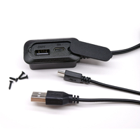 Étui de chargement externe USB-C pour sac à dos avec connecteurs Micro + Type-C en PVC