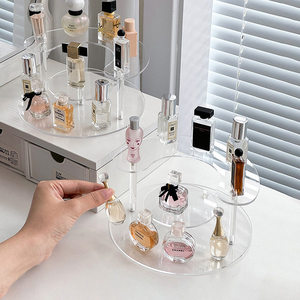 Présentoir en acrylique pour parfums, étagère à échantillons cosmétiques, plateau multi-niveaux personnalisable, support d'affichage pour rouges à lèvres et figurines - Product Image 3