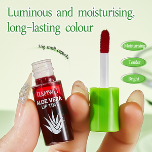 Set de Brillo y Tinte Labial de Aloe Vera TIANWEI, 6 Colores, Larga Duración, Hidratante y Nutritivo - Product Image 5