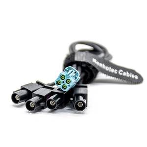 Câble HSD Fakra automobile pour GPS multifonction, GSM, TV, radio, câble coaxial, connecteur 4 broches, 1 m, <span class=keywords><strong>code</strong></span> E Z mâle femelle Lvds - Product Image 6