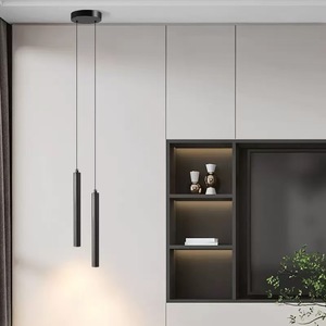 Luci di <span class=keywords><strong>sospensione</strong></span> minimaliste <span class=keywords><strong>a</strong></span> tubo LED in alluminio soggiorno ristorante Hotel Resort di lusso arredamento moderno <span class=keywords><strong>lampade</strong></span> <span class=keywords><strong>a</strong></span> <span class=keywords><strong>sospensione</strong></span> <span class=keywords><strong>a</strong></span> Led - Product Image 3