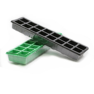 Plateaux <span class=keywords><strong>de</strong></span> semis en acier inoxydable, 16 cellules (2x8), pot <span class=keywords><strong>de</strong></span> graines <span class=keywords><strong>de</strong></span> <span class=keywords><strong>jardin</strong></span>, plateau <span class=keywords><strong>de</strong></span> démarrage avec trous <span class=keywords><strong>de</strong></span> vidange, pour le jardinage et la ferme - Product Image 2