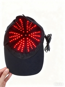 30W <b>Red</b> <b>Light</b> <b>Therapy</b> Helmet 660nm/850nm/940nm Handheld Infrared Physiotherapy for Head Pain Relief USB-C Rechargeable Model - Product Image 3