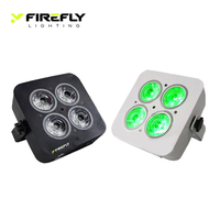 Projecteur LED Par rechargeable sans fil DMX 4x18W RGBAW UV 6-en-1 pour mariage, événement, scène, fête