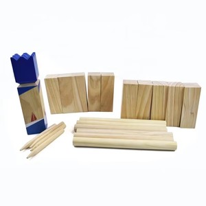Jeu de blocs <span class=keywords><strong>Viking</strong></span> Chess pour Kubb, jeu de blocs imprimés pour pelouse extérieure, pour vos jouets et structures d'extérieur - Product Image 3