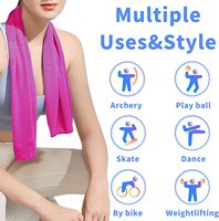 Serviette rafraîchissante en microfibre Nuoxin de haute qualité, personnalisable avec logo, douce, respirante, pour le yoga et les activités sportives