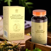 Toptan Etiketli-Özelleştirilebilir OEM Erkek Performans Arttırıcı Tabletler Siyah Trüf Mantarı Polygonatum Ginseng Peptidi ile Kemikleri Güçlendirir