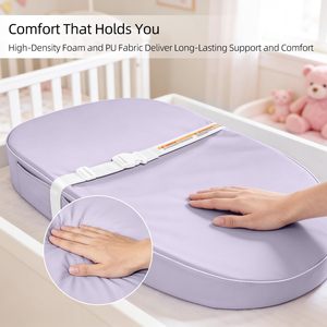 Cambiador de Bebé Portátil Impermeable, Redondo, Relleno de Algodón, Material de Poliéster, para Recién Nacidos - Product Image 5