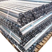 Rouleaux de convoyeur diamètre 25 38 40 50 60 76 89, acier inoxydable ss304, rouleaux de convoyeur galvanisés, rouleaux de convoyeur à chaîne