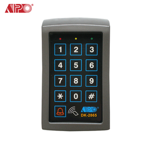 Lecteur de contrôle d'accès par clavier RFID APO DK-2865 (P1) gris, prise en charge des cartes MIFARE 13,56 MHz, clavier de contrôle d'accès - Product Image 1