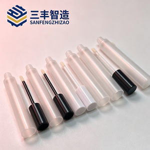 Tube vide givré en PE pour huile essentielle 8ml, emballage cosmétique avec bouchon à vis 19mm de diamètre, applicateur éponge, sérigraphié - Product Image 5