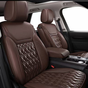 Fundas de Asiento Delantero de Coche de Cuero PVC Acolchado con Diseño de Diamantes en Color Negro para Mazda CX-4 2016-2020 2023 - Product Image 6