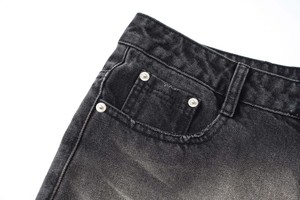 Jeans micro-évasés amples vintage style américain, unisexe, tendance printemps, approvisionnement direct usine - Product Image 5