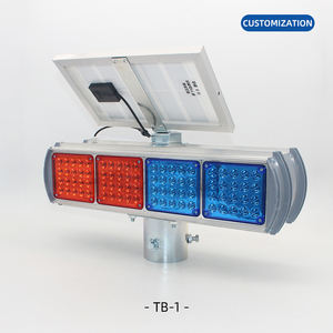 Feux de signalisation routière solaires à LED haute luminosité, protection IP65, portée d'alerte >2000m, clignotement personnalisable (personnalisable) - Product Image 6