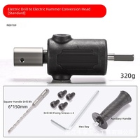 Adaptador SDS Plus para Taladro de Percusión, Vástago Cuadrado de Acero, Herramienta de Conversión para Martillo Rotatorio Eléctrico