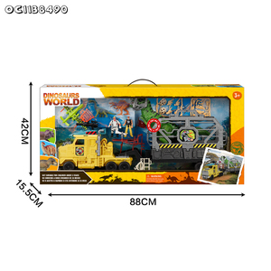 Jouet <span class=keywords><strong>en</strong></span> <span class=keywords><strong>plastique</strong></span> <span class=keywords><strong>de</strong></span> simulation jeu <span class=keywords><strong>de</strong></span> <span class=keywords><strong>soldat</strong></span> dinosaure camion transport voiture transporteur jouet personnalisé jeu garçon avec mobile minuscule dinosaure ensemble <span class=keywords><strong>de</strong></span> jouets - Product Image 6
