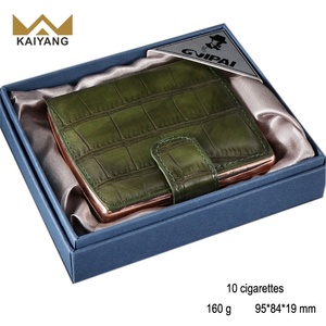 Kaiyang étui à cigarettes usine personnalisé paquet de cigarettes manchon 20 hommes étui à cigarettes <span class=keywords><strong>en</strong></span> métal <span class=keywords><strong>en</strong></span> <span class=keywords><strong>cuir</strong></span> Pu - Product Image 4