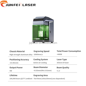 Macchine per Incisione Laser JUNFEI Greenlight 5W, Incisore Laser 3D per <span class=keywords><strong>Foto</strong></span> su Cristallo - Product Image 3