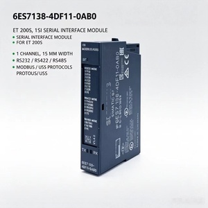 6ES7138-4DF11-0AB0,6ES7 138-4DF11-0AB0,สำหรับ PLC ET200S SI โมดูลอนุกรม, RS232/422/485 MODBUS USS ความกว้าง 15 มม. - Product Image 2