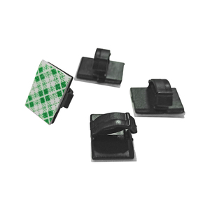 Plastic Zelfklevende Bevestigingsklem Haak En Lus Kabelbinder Clips Houder Voor Kantoor Slip Door Plastic Draadhouder Machinekamer - Product Image 1