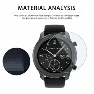 Protector de pantalla de vidrio templado para <span class=keywords><strong>reloj</strong></span> <span class=keywords><strong>inteligente</strong></span> <span class=keywords><strong>Amazfit</strong></span> <span class=keywords><strong>Stratos</strong></span> 3, película protectora antiarañazos - Product Image 4