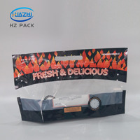 Sachet refermable personnalisé en plastique haute barrière de qualité alimentaire, résistant à la chaleur, pour emballage traiteur, sac pour poulet rôti