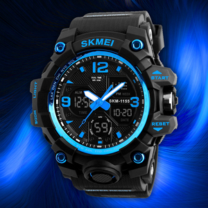 <span class=keywords><strong>Skmei</strong></span> 1155B 아날로그 디지털 시계 운동 시계 핫 잼 탕간 위장 그린 스포츠 남자 손목 시계 relogio relojes de hombre - Product Image 4