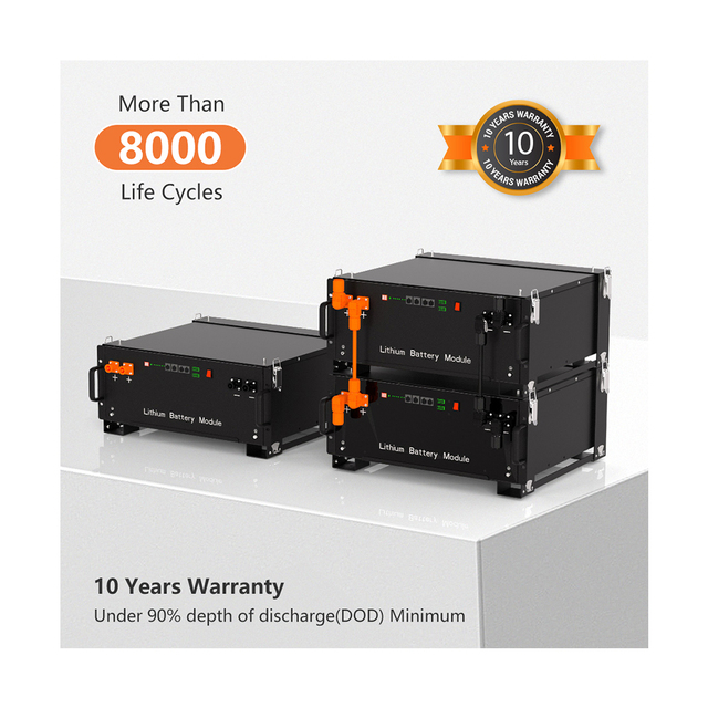 Rechargeable 5KWh 10KWh Energy Storage Battery Power System Lifepo4 51.2V 48V 100AH Lithium 200Ah Lipo Battery