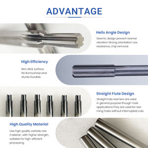 우수한 성능 맞춤형 고체 카바이드 리머 CNC 머시닝 센터 특수 절삭 공구 기계 리머 - Product Image 2