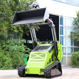 Landward Mini Skid Steer Manufacturer Portable Loaders New <b>Stand</b> Front End with Attachments for Sale Low Maintenance / - Product Image 2