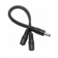 5521 DC 5.5mm X 2.1mm prise d'alimentation 1 prise mâle à 2 câble femelle câble adaptateur répartiteur Y