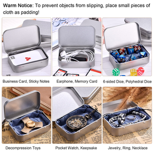 Customized Logo Food Grade Rectangular <b>Tin</b> Can Metal Packing Box Offset Printing Plain Hinged Glossy Finish <b>Storage</b> Case - Product Image 4