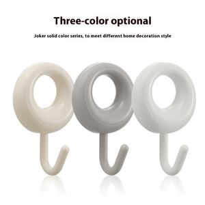 Groothandel 4 Stks/set Ronde Uit Holle Dragende Haken Slaapzaal Achter Deur Zonder Ponshaken - Product Image 5