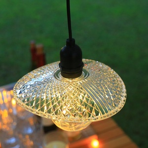 Illuminazione decorativa in stile nordeuropeo giapponese con paralume in vetro Bar creativo Design Vintage Art Studio lampadario in noce - Product Image 5