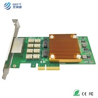 Tarjeta de Red de Doble Puerto 1G PCI Express X4 con Bypass, Equipo de Fibra Óptica para Servidor de IA