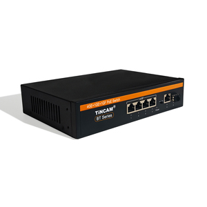 Tincam 4พอร์ต Gigabit PoE Switch 802.3 BT, เดสก์ท็อปเครือข่าย1000MB ที่ไม่มีการจัดการพร้อมอัปลิงค์ VLAN 1SFP 1สำหรับ<span class=keywords><strong>กล้อง</strong></span> <span class=keywords><strong>Dahua</strong></span> AP <span class=keywords><strong>ไร้</strong></span><span class=keywords><strong>สาย</strong></span> - Product Image 2