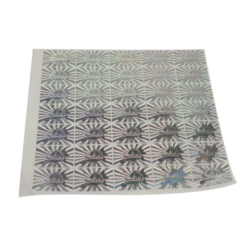 Hot selling cheap custom Aluminium Foil Self Serial Numbers Logo 2D 3D Certificate Hologram Sticker