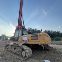 Foreuse de fondation SANY SR155 d'occasion, machine de forage rotative sur chenilles
