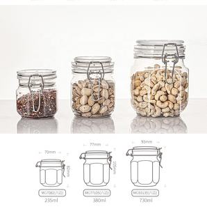 250g 500g 1000g PET Hermético transparente vacío plástico de calidad alimentaria botella de miel almacenamiento Jarrones tarro - Product Image 2
