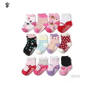 YS-I0004 Unisex Baumwolle Baby Baby Kinder Socken Stiefeletten