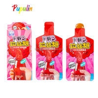 Nouveauté Dentifrice OEM pour enfants Vente de gros Tube aromatisé aux fruits Gummy Liquid Stringy Fizz Candy Certification Halal