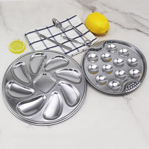 <span class=keywords><strong>Plateau</strong></span> Plats Escargot Huître Champignon Barbecue <span class=keywords><strong>Plateau</strong></span> De Cuisson Plaques En Acier Inoxydable Restaurant Et Accessoires De Cuisine - Product Image 1